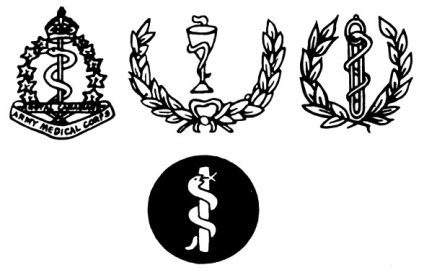 Embleme militare medicale din 1990 de ciuperci e