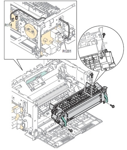 Tonerul de toner Xerox WorkCentre 3045 este rupt de pe foaie (imprimante în relief