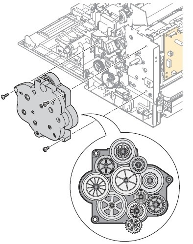 Tonerul de toner Xerox WorkCentre 3045 este rupt de pe foaie (imprimante în relief