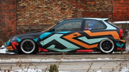 Tuning luminos, puternic, dar liniștit, honda civic ek3