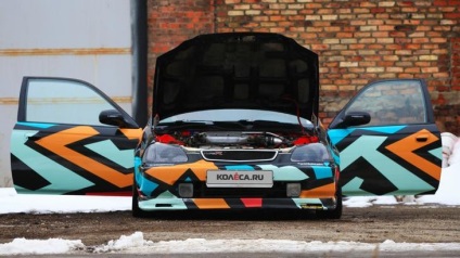 Tuning luminos, puternic, dar liniștit, honda civic ek3