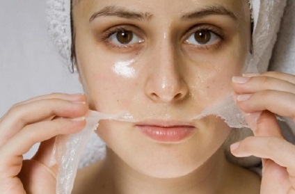 Mască gelatină pentru față - un efect de întinerire persistentă, interesele femeilor