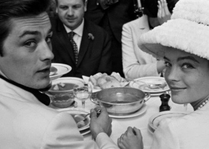 Alain Delon și Romy Schneider 