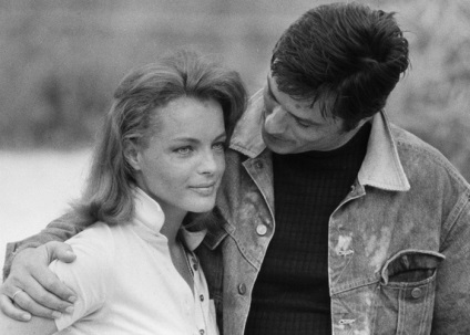 Alain Delon și Romy Schneider 