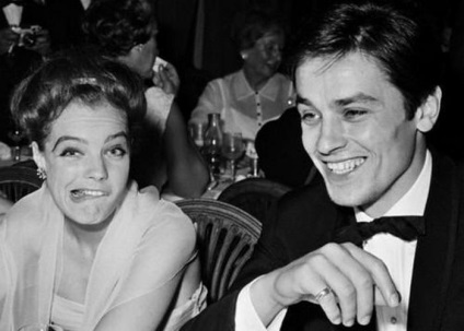 Alain Delon și Romy Schneider 