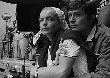 Alain Delon și Romy Schneider 