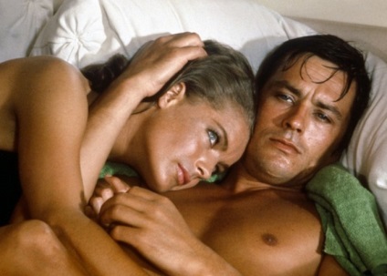 Alain Delon și Romy Schneider 