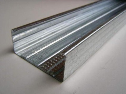 Profil din aluminiu pentru tehnologia plăcilor de gips și auto-asamblare