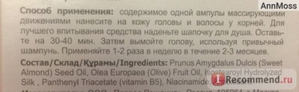 Ampule pentru remedii de păr pentru păr, care restaurează complexul pentru păr (pentru vopsite și