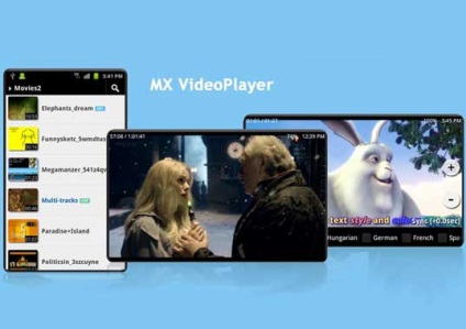 Android, video, film, video player MX, portal de informații și de referință din Belarus