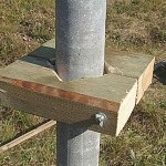 Stâlpi de azbest pentru un gard cu o bază de beton repararea și amenajarea unui apartament, construcții