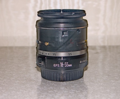 Autofocus triplet 80mm