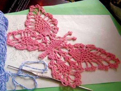 Butterfly crocheted - cele mai bune scheme, descrieri și clase de master, strălucirea vieții