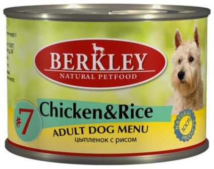 Berkeley hrana pentru câini