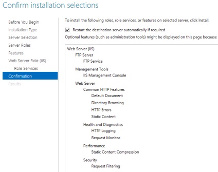 Configurare rapidă ftp în iis 8 (Windows Server 2012), este comunitatea din Ucraina