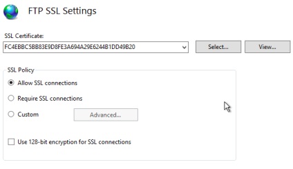 Configurare rapidă ftp în iis 8 (Windows Server 2012), este comunitatea din Ucraina