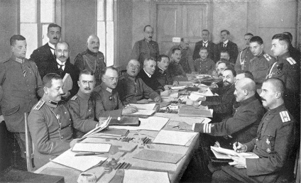 Bolșevicii au încheiat o pace între Brest și Germania și aliații săi