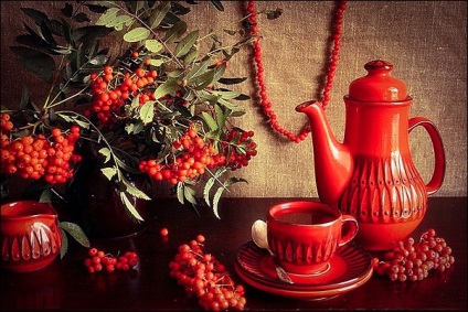A hegyi hamutól származó tea jó vörös és árt a testnek