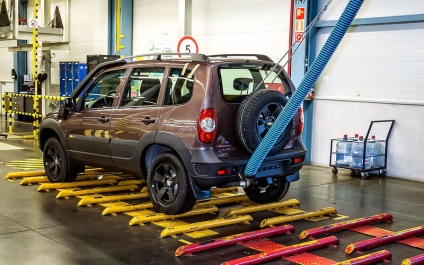 Chevrolet Niva подобрения подканва собственици, на мястото на дадена сфера на Chevrolet (Chevrolet Niva) първата