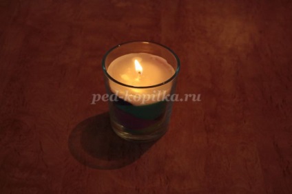 Декоративна свещ със собствените си ръце