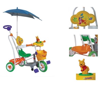 Triciclete pentru copii cu un mâner cum să alegi cel potrivit