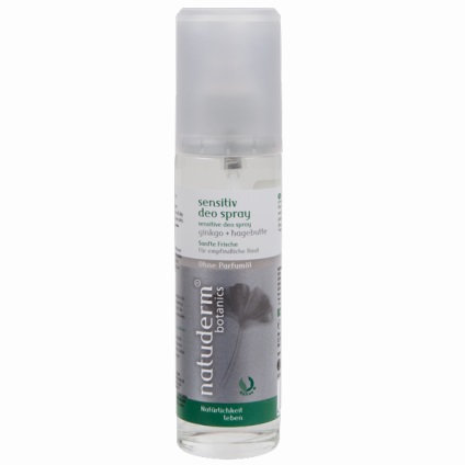 Spray deodorant pentru ginkgo pielii si natuderm măceșe botanics sensibile - cumparat pentru 387 p