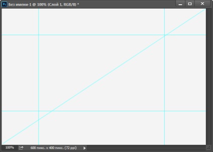 Ghiduri diagonale în Photoshop