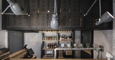 Designul bistro-ului din Franța este confortabil, la fel ca și acasă