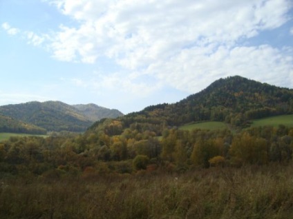 Pentru a ajunge la altai de munte cu mașina