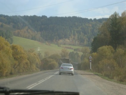 Pentru a ajunge la altai de munte cu mașina