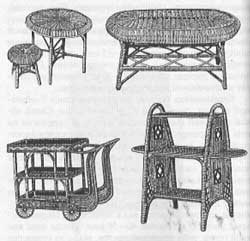 Kiegészítő kötőelemek és szerelvények fonott bútorokhoz, bútorszerelvényekhez