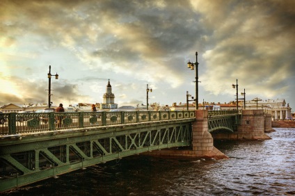 Podul palatului din Sankt Petersburg (16 fotografii) - capitala nordică