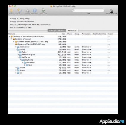 Actualizare de eroare a actualizării de securitate instalate osx - appstudio