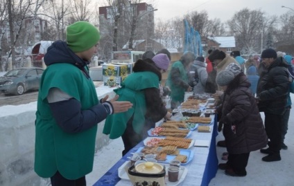 Fotografii de deschidere a Anului Nou la Barnaul