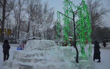 Fotografii de deschidere a Anului Nou la Barnaul