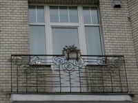 Ferestre franceze pe balcon și vederile lor, loggia franceză glazură, fotografie