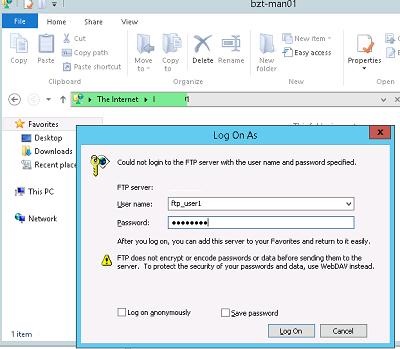 Site-ul FTP cu izolarea utilizatorului pe serverul Windows 2012 r2, ferestre pentru administratorii de sistem