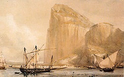 Gibraltar Rock este