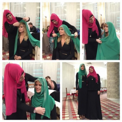 Glucoza combină hijab cu decolteu