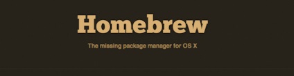 Homebrew - manager de pachete pentru os x mavericks 10