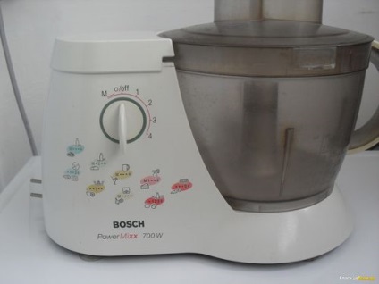 Instrucțiuni și caracteristici ale procesorului de bucătărie bosch 5529 recenzii