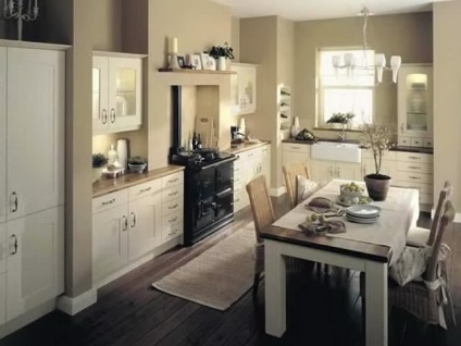 Interiorul bucătăriei-cameră de zi, design interior, caracteristicile lor