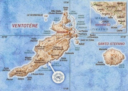 Az olasz Ventotene-sziget