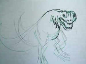 Hogyan kell felhívni a tyrannosaurát szakaszokban