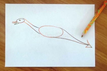 Cum de a desena un șarpe de munte gigantic în creion pas cu pas pentru copiii de 5-7 ani