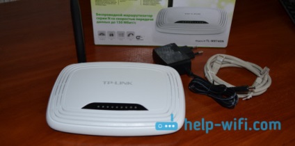 Cum se configurează tp-link tl-wr740n wi-fi și setările de Internet