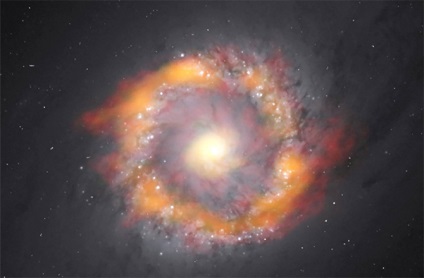 Cum de a determina greutatea unei găuri negre - un monstru dintr-o galaxie spirală