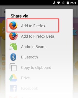 Как да прехвърля на страницата в огън от други браузъри, как да, подкрепа Mozilla