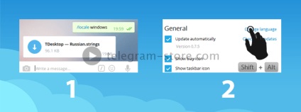 Cum se schimbă limba în telegramă pentru iOS, Android și ferestre