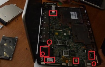 Cum să dezasamblați și să montați un laptop hp 630 partea 1 (parsare și curățare din praf)